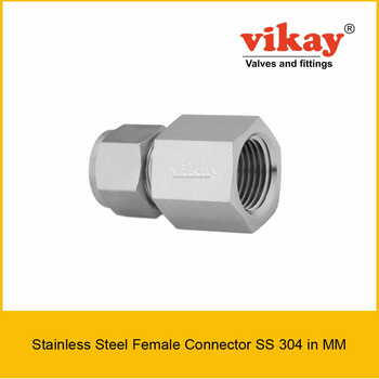 Female Connector SS 304 x mm