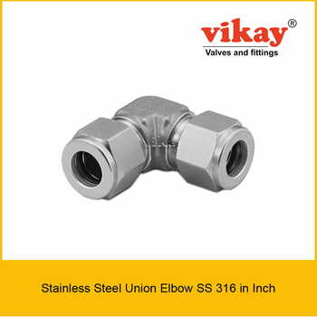 Union Elbow SS 316 x Inch