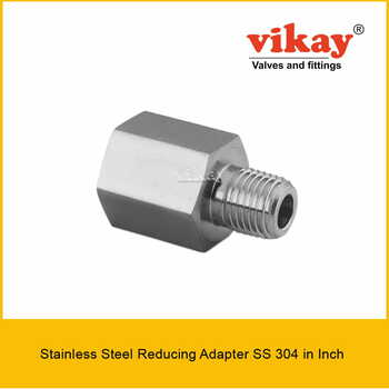 Reducing Adapter SS 304 x inch