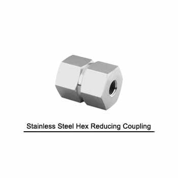 Hex Reducing Coupling SS 316 x Inch