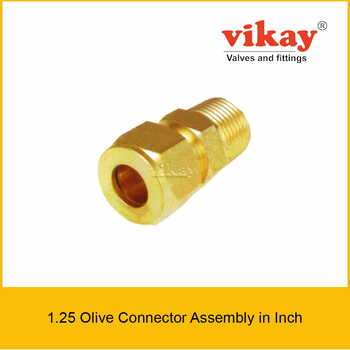 Brass Olive Connector Assembly