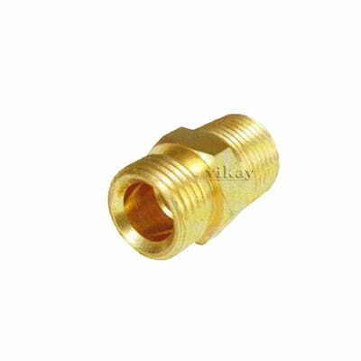 Brass Olive Connector Male Only 5/16 x 1/4 - BSP - OCM51614 - vkfittings