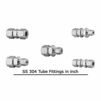 Stainless Steel Tube Fittings SS 304 x Inch