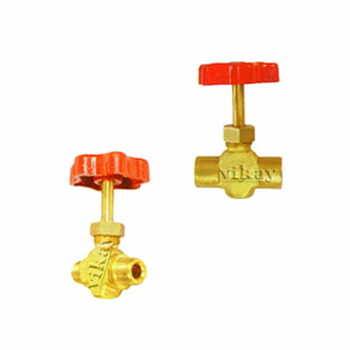 Brass Niddle Valve Male 1/8" x 1/8" x M  - NV1818M