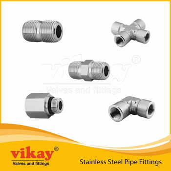 Stainless Steel Pipe Fittings SS 304 x Inch