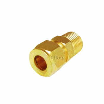 Brass Olive Connector Assembly 3/8" x 1/2"  - OCA3812