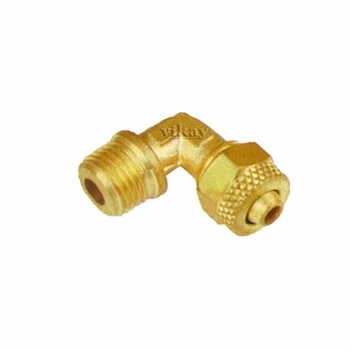 Brass P U Elbow Assembly 1/4" x 10mm  - PUE1410M