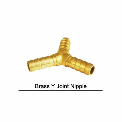 Brass Y Joint Nipple