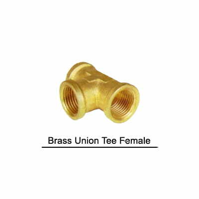 Brass Union Tee Female