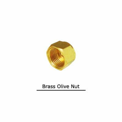 Brass Olive Nut