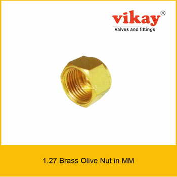 Brass Olive Nut