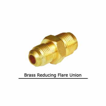 Brass Reducing Flare Union